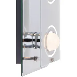 GLOBO LED 12 Watt Glas Wand Beleuchtung Lampe Spiegel Chrom Leuchte Globo 48971-3