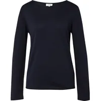 s.Oliver Feinstrickpullover mit Rollkanten Blau S