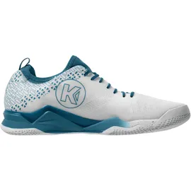 Kempa Wing Lite 2.0 Handballschuhe Weiß Deep Blau, 44.5 EU