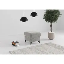 sit&more Polsterhocker Glendale 58 x 48 x 58 cm Polyester Grau