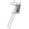 elektro-top Bodentreppe Scherentreppe elektrisch 240-280cm Raumhöhe 130x70cm mit U-Wert 1,20