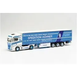 HERPA 314329 1:87 MAN TGX GX Gardinenplanen-Sattelzug „Höhner“