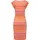 Ragwear Sommerkleid Midikleid Gemustert Orange 36