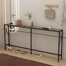 Vicco Lima Konsolentisch 174 x 20 x 77 cm braun