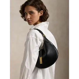 Ralph Lauren ID Collection Small Schultertasche Leder Black