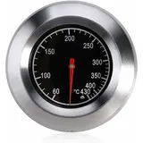 Analoges Fleischthermometer Aus Edelstahl, Grillthermometer Für Den Außenbereich, Räucherthermometer 60 - 430 °c