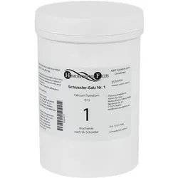 HOMOEOPATHIEFUCHS Schüssler-Salz Nummer 1 Calcium Fluoratum D12 Biochemie 4000 St Tabletten