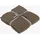 Vanilla Copenhagen Copenhagen Decke 70 x 100 cm Beige/Braun
