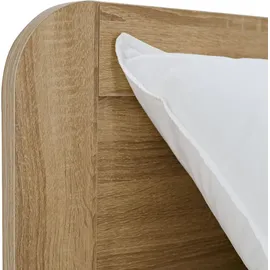 Homestyle4u Komfortbett 90x200 Bett Senioren Seniorenbett Komforthöhe Natur Holz Kiefer, cm, Schlafzimmer, Betten