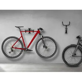 Eufab Fahrrad-Wandhalterung schwarz