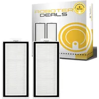 Roboter Deals Zubehör - Feinstaubfilter, Ersatz-Filter (2 Stück) für Roborock Q7 Max u. Q7 Max Plus Staubsaugroboter