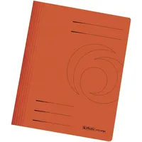 Herlitz Schnellhefter Karton gefaltet orange