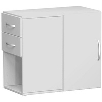 Geramöbel Flex Standcontainer lichtgrau 2 Auszüge