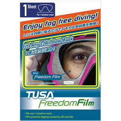 Tusa - Freedom Film Anti-Fog - Für Einglas Masken - Single Window M...
