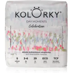 Kolorky DAY Moments Celebration Einweg-Ökowindeln Size S 3-6 kg 29 St.