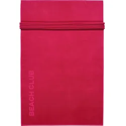 Vossen Strandtücher Beach Club cranberry - 3770 100x180 cm 