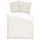Tom Tailor Renforcé Bettwäsche ORGANIC LEAVES Beige/Weiß 200 x 220 cm + 2 x 80 x 80 cm