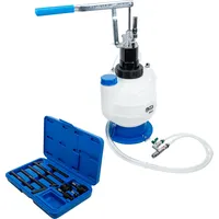 BGS Getriebeöl-Befüllgerät mit Handpumpe mit Rücklaufsystem mit 8 Adaptern 7 l
