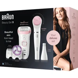 Braun Silk-épil Beauty Set BS SensoSmart 9 9/975 weiß/rosa