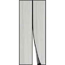 luxuskollektion Fliegengitter Tür Magnet Insektenschutz 85 x 200 cm Schwarz