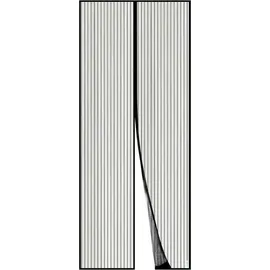 luxuskollektion Fliegengitter Tür Magnet Insektenschutz 85 x 200 cm Schwarz