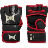 Tapout MMA-Trainingshandschuhe aus Kunstleder (1 Paar) CRAFTON, Black/Red/Ecru, S,