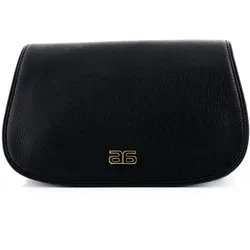 Abro Dalia Clara Shoulder Bag Schwarz/Gold, schwarz gold
