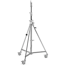 Manfrotto Avenger Wind Up Stativ CS 3,9m LowBoy 2R mit gebremsten Rollen