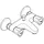 Grohe Costa Zweihandwannenmischer (25450001)
