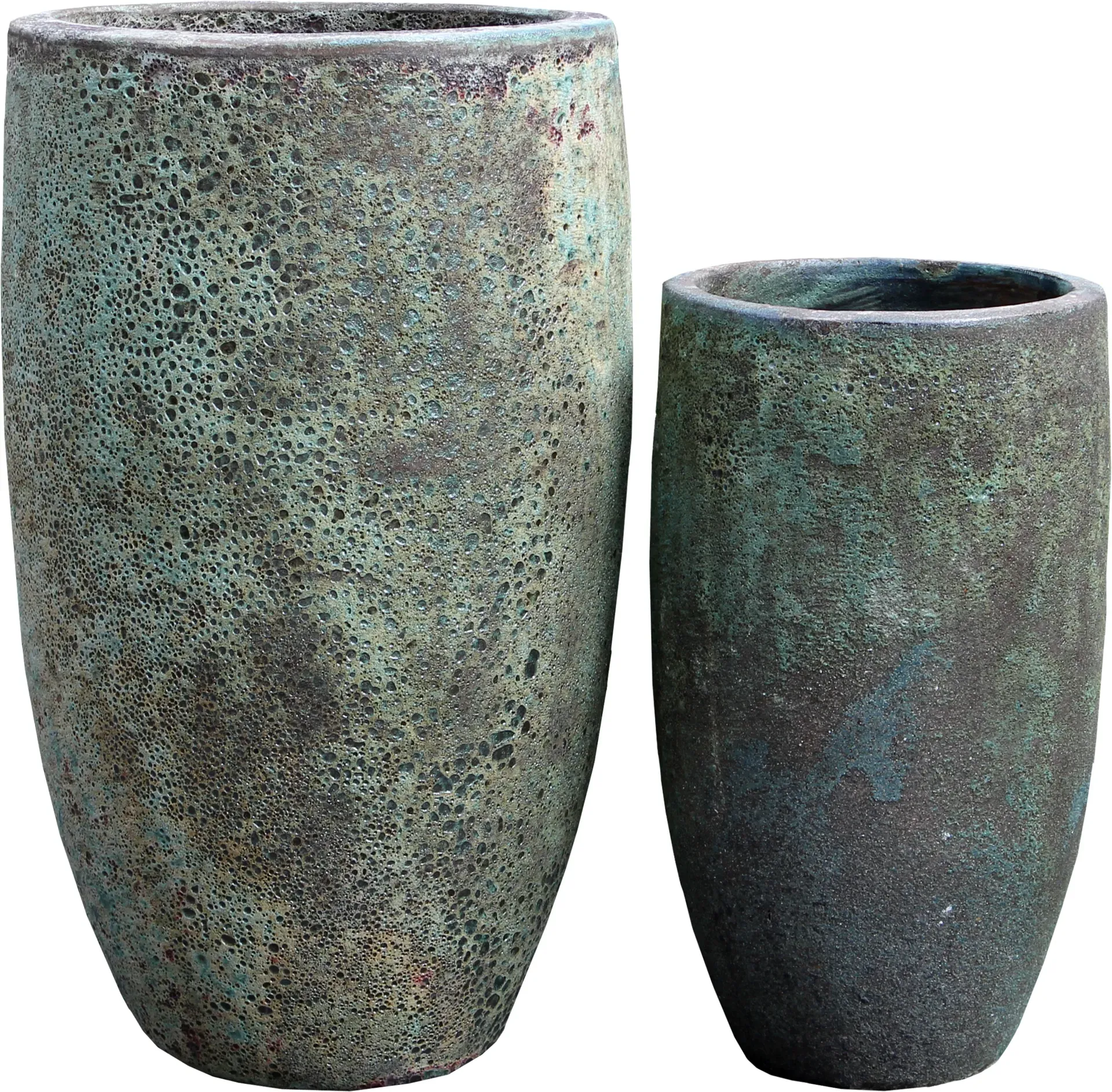 Vase Sahra - 2er Set - Sandgrün
