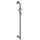 Keuco Brausestange H 882mm, Alu si-elox/vc, Brauseschieber