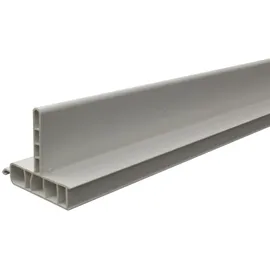 Schellenberg PVC-Winkelendleiste Maxi Rollladen 1,50 m grau