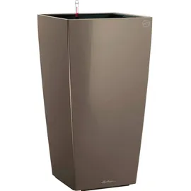 LECHUZA Cubico 50 Komplettset 50 x 50 x 95 cm taupe hochglanz