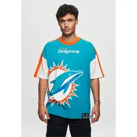 Recovered Miami Cut and Sew Oversized NFL T-Shirt -