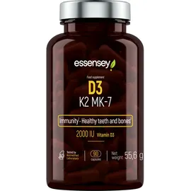 essensey Vitamin D3 + K2 MK-7 Kapseln 90 St.