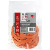 Weck 30er Beutel Gummiringe 74 x 86 mm Ø 80 mm (Gummidichtringe, Einkochgläser) 76134, Orange