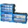 HMF Sortimentskasten Kunststoff 29,5 x 19,5 x 16 cm Blau/Schwarz