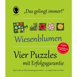 Singliesel Das "Gelingt-immer"-Puzzle Wiesenblumen. Das Puzzle-Spiel für Senioren mit Demenz
