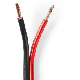Nedis Lautsprecherkabel 2x 2.50 mm CCA 25.0 m Rund PVC Rot
