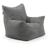 mokebo Kindersessel, aus Cord Der Pausenheld Sitzsack Kinder- Kindersitzsack in Anthrazit,