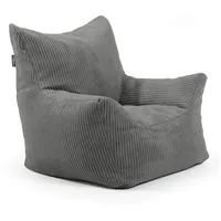 mokebo Kindersessel, aus Cord Der Pausenheld Sitzsack Kinder- Kindersitzsack in Anthrazit,