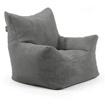 mokebo Kindersessel, aus Cord Der Pausenheld Sitzsack Kinder- Kindersitzsack in Anthrazit,