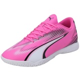 Puma Ultra Play IT Soccer Shoe, Poison Pink White Black, 39 EU