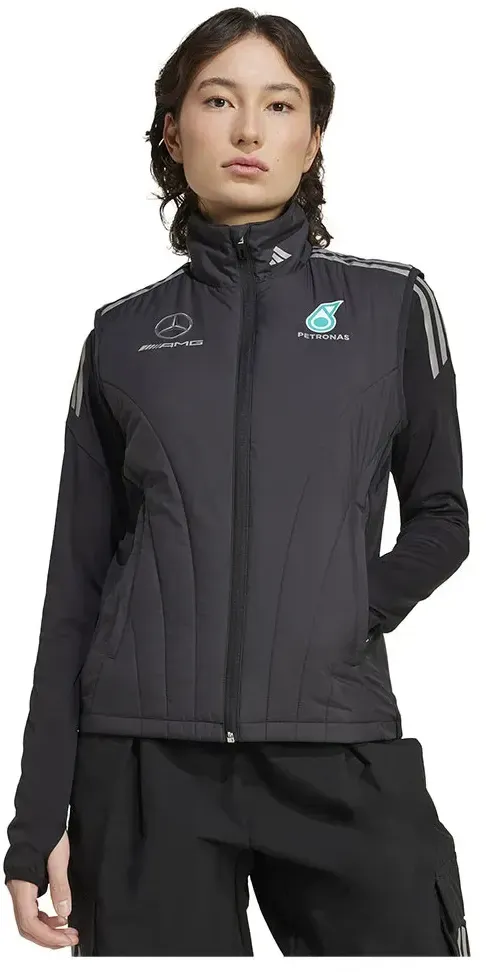 Adidas Mercedes Amg Petronas F1 Team Weste - Black / Reflective Silver - S