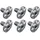 Shimano Schrauben für Schuhplatten M5x8 mm (6 Stk.)