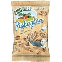 Biofarm Pistazien geröstet & gesalzen, BIO, ungeschält, 125g