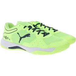 PUMA Solarsmash RCT Damen & Herren Hallenschuhe atmungsaktive Sport-Schuhe mit EVA Sohle Paddle-Schuhe Tennis-Schuhe 107297 01 Gelb - 43