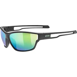 Uvex Sportstyle 806 black matt mirror green one size