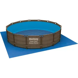 BESTWAY PE-Bodenplane 488 x 488 cm blau quadratisch