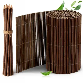 Sol Royal Beeteinfassung 30 x 300 cm Beige/Braun Holz 7 St.